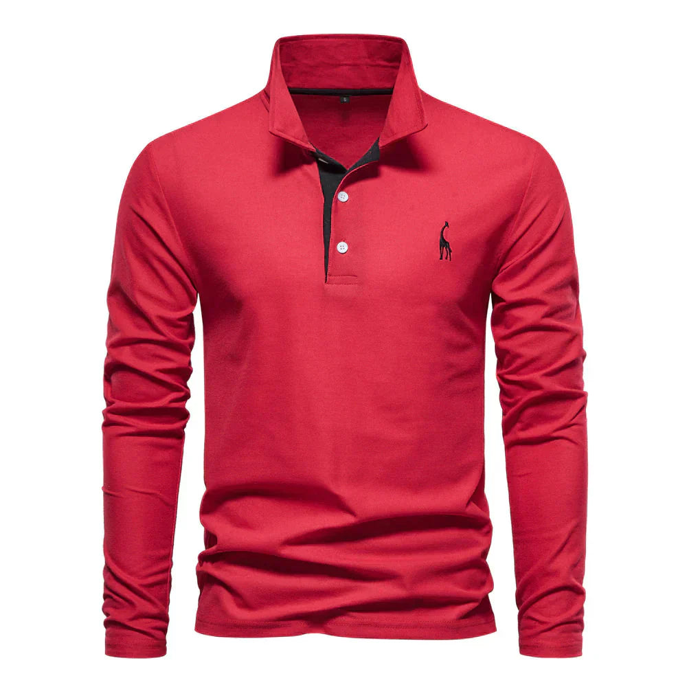 Tommy Hilfiger Long Sleeve Polo Shirt - Timeless Style and Comfort - Lizabella Fashion