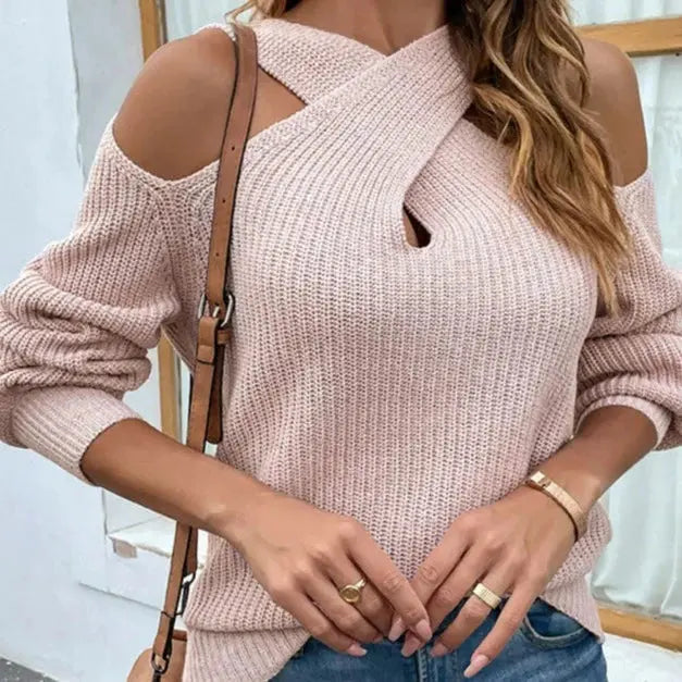 SCARLETT | Chic Rib-Knit Sweater-Lizabella Fashion