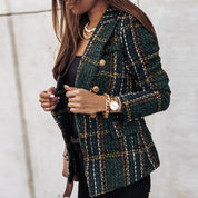 Helen | Women's Versatile and Timeless Checkered Blazer