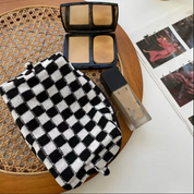 Nova | Trendy Checkered Y2K-Style Makeup Pouch