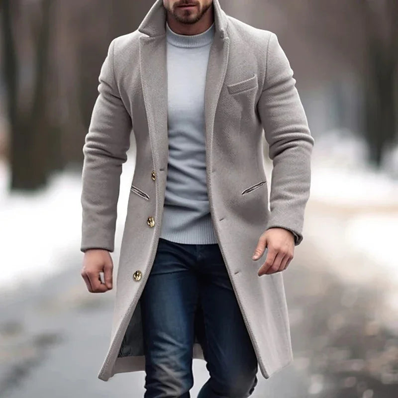 Rafael | Elegant Long Coat for Men