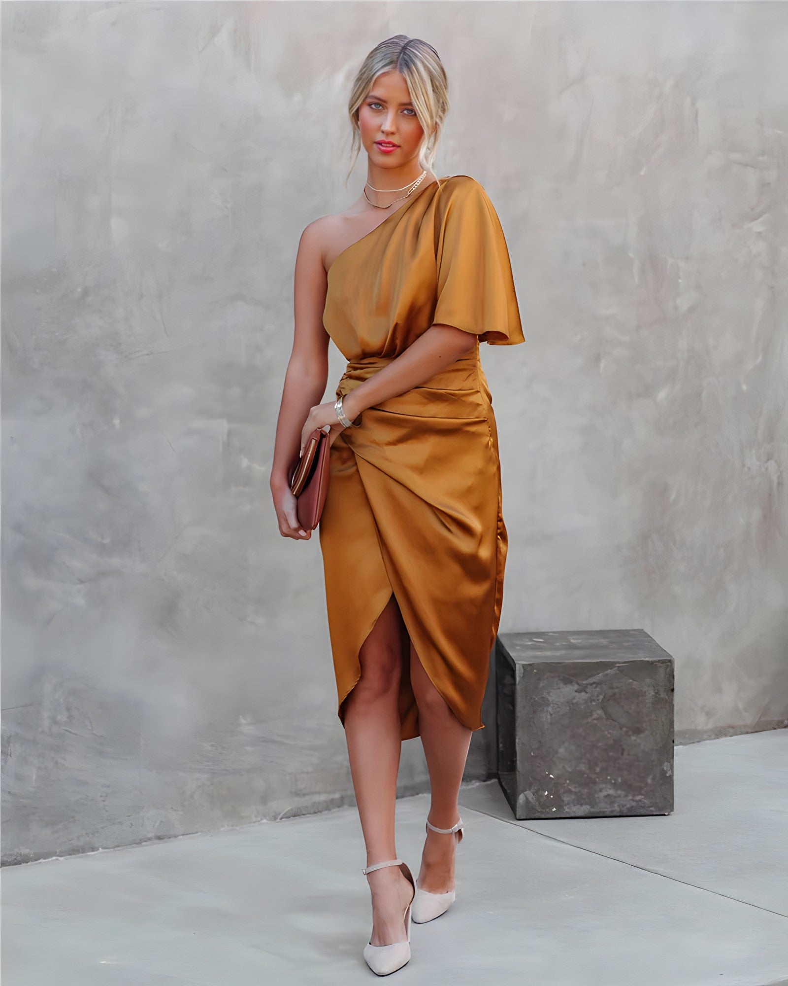 Elevate Your Style: Elegant Silk Cocktail Sundress for Spring - Lizabella Fashion