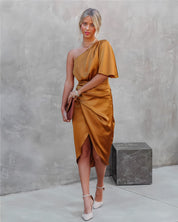 Elevate Your Style: Elegant Silk Cocktail Sundress for Spring - Lizabella Fashion