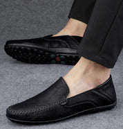 ENZO | Pu Leather Italian Loafers Men - Lizabella Fashion