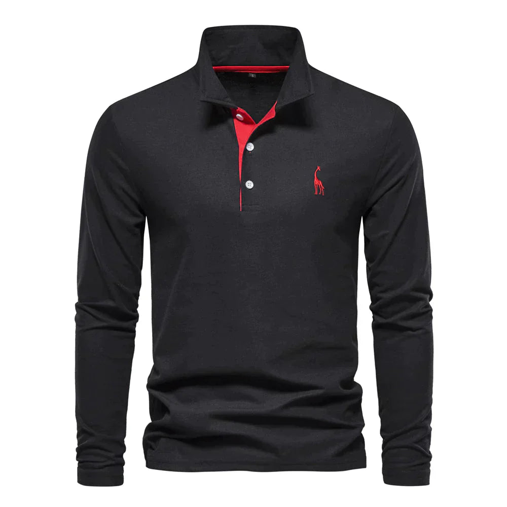 Tommy Hilfiger Long Sleeve Polo Shirt - Timeless Style and Comfort - Lizabella Fashion