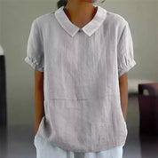 Bea | Comfortable Cotton Linen Blouse