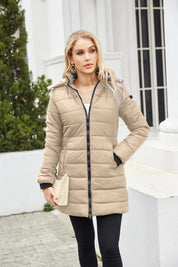 Brianna | Sleek and Stylish Detachable Hood Puffer Coat