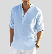 Paul | Stylish Men’s Linen Shirt for a Refined Look - Lizabella Fashion