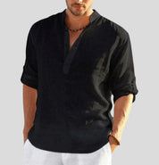 Paul | Stylish Men’s Linen Shirt for a Refined Look - Lizabella Fashion