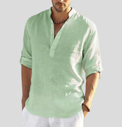 Paul | Stylish Men’s Linen Shirt for a Refined Look - Lizabella Fashion