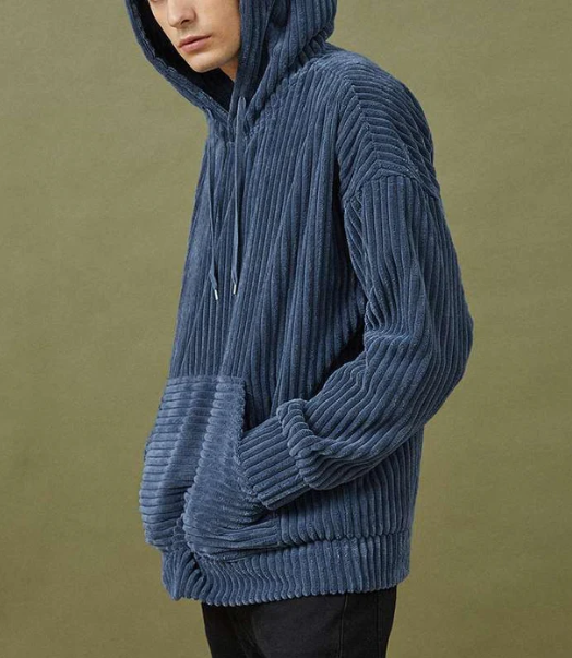 Ezra | Comfy and Stylish Corduroy Hoodie