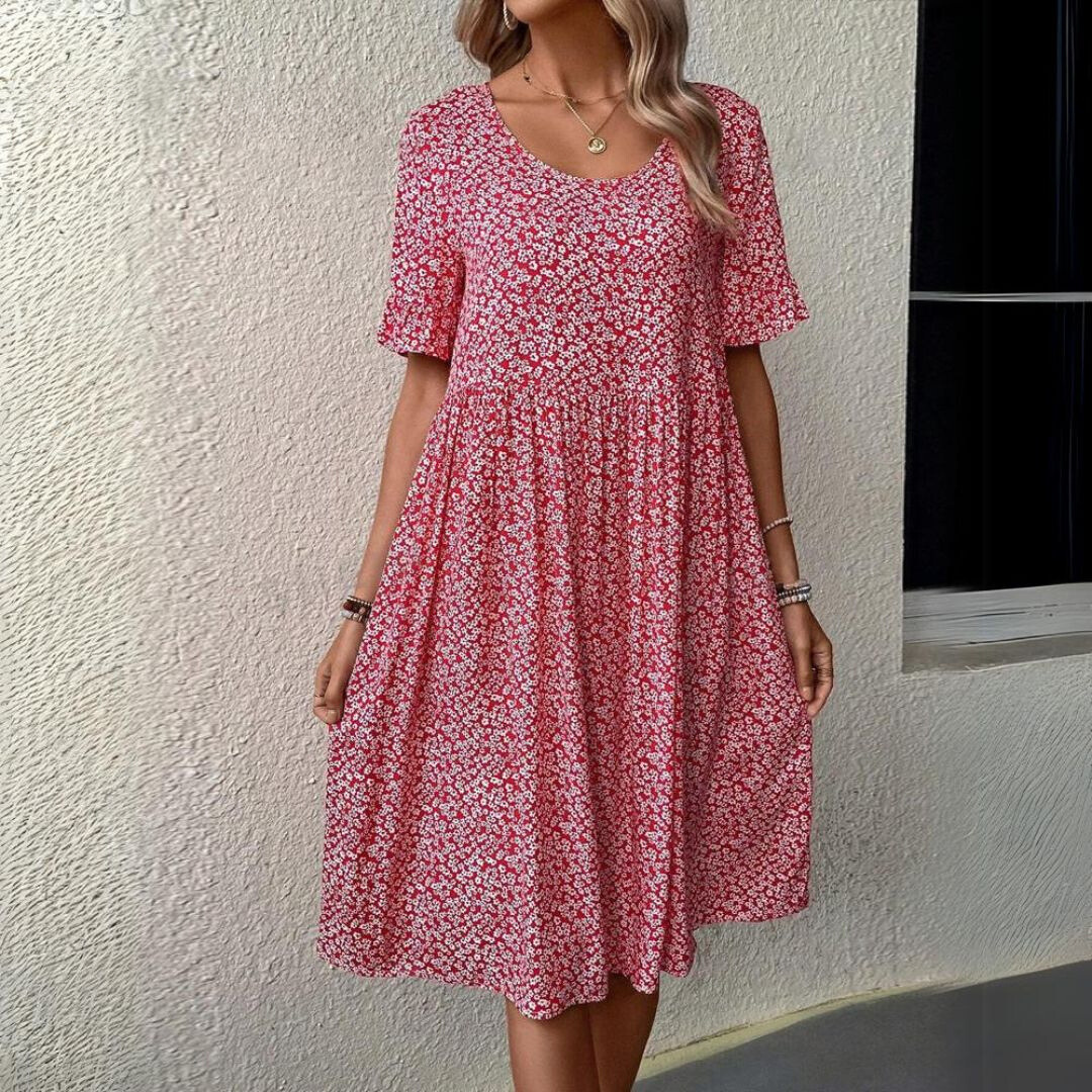 Nola | Elegant Dress with Polka Dots