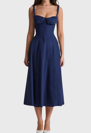 Bethany | Comfy and Stylish Midi Corset Dress