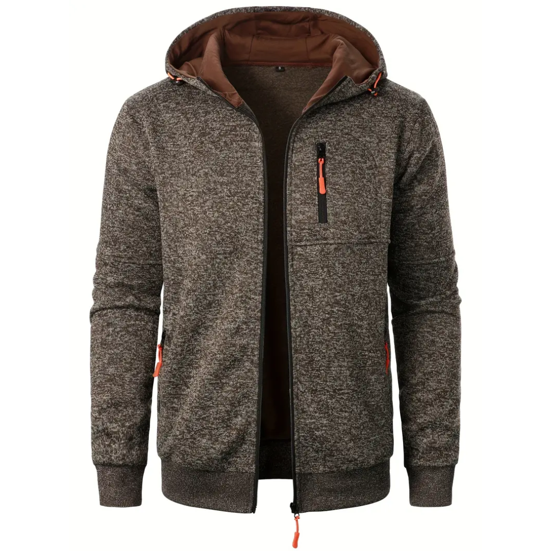 Nathaniel | Cozy and Stylish Zip-Up Men's Hoodie