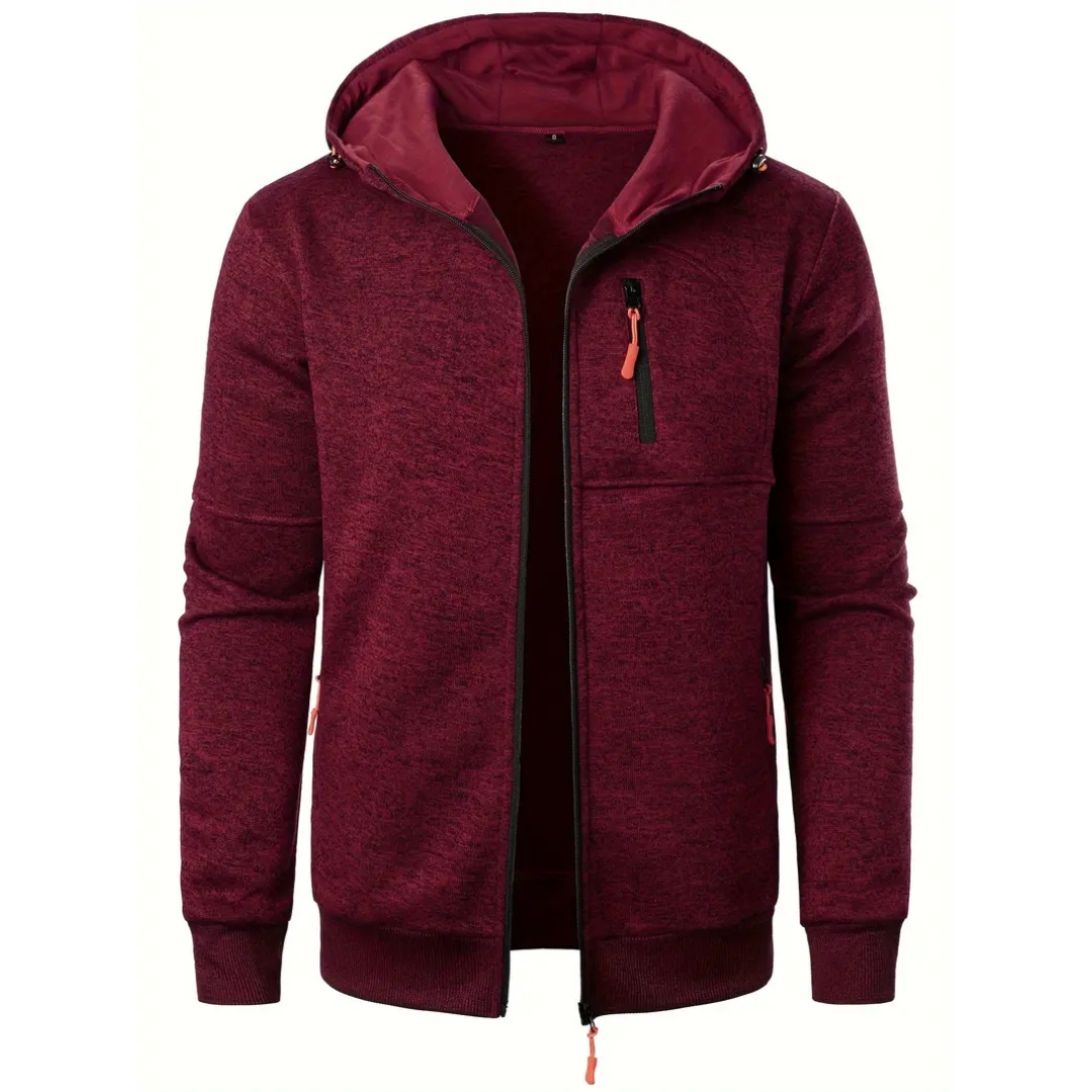 Nathaniel | Cozy and Stylish Zip-Up Men's Hoodie