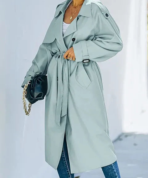 Brianna | Clasic Double-Breasted Trench Coat