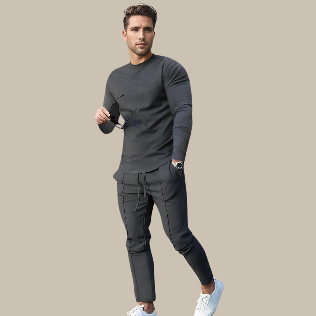 Elevate Your Style with the Wesley Chic Sweater and Jogger Ensemble