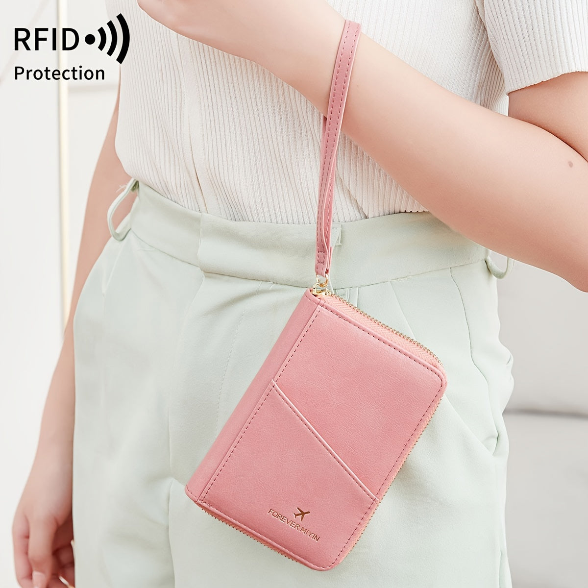 RFID Protected Travel Wallet Anti Thieft