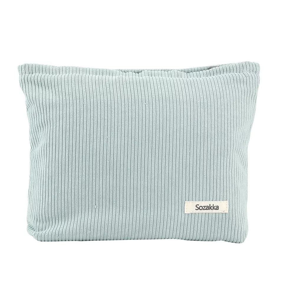 Sienna | Chic Preppy Corduroy Design Cosmetic Bag