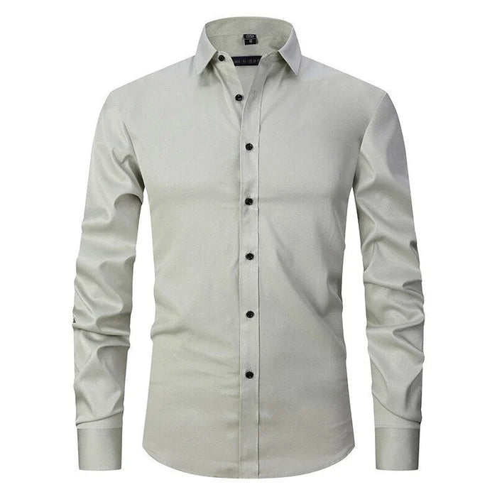 LUKE | Classic Stretch Shirt for Men - Wrinkle-Free Elegance - Lizabella Fashion