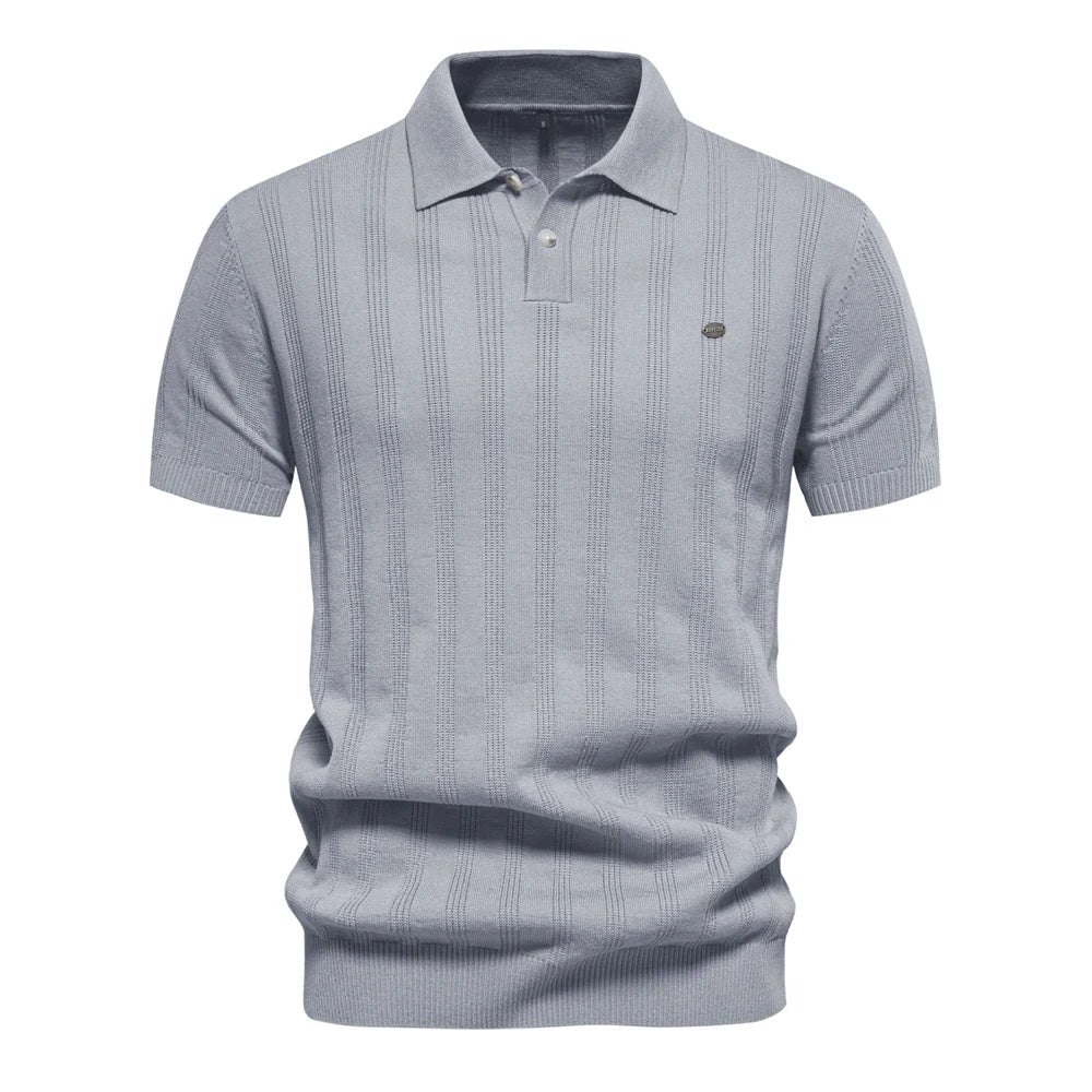 ZAIN | Trendy Striped Polo Shirt for Men - Lizabella Fashion