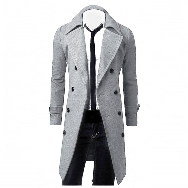 Aries | Men's Timeless Elegance Double-Breasted Coat