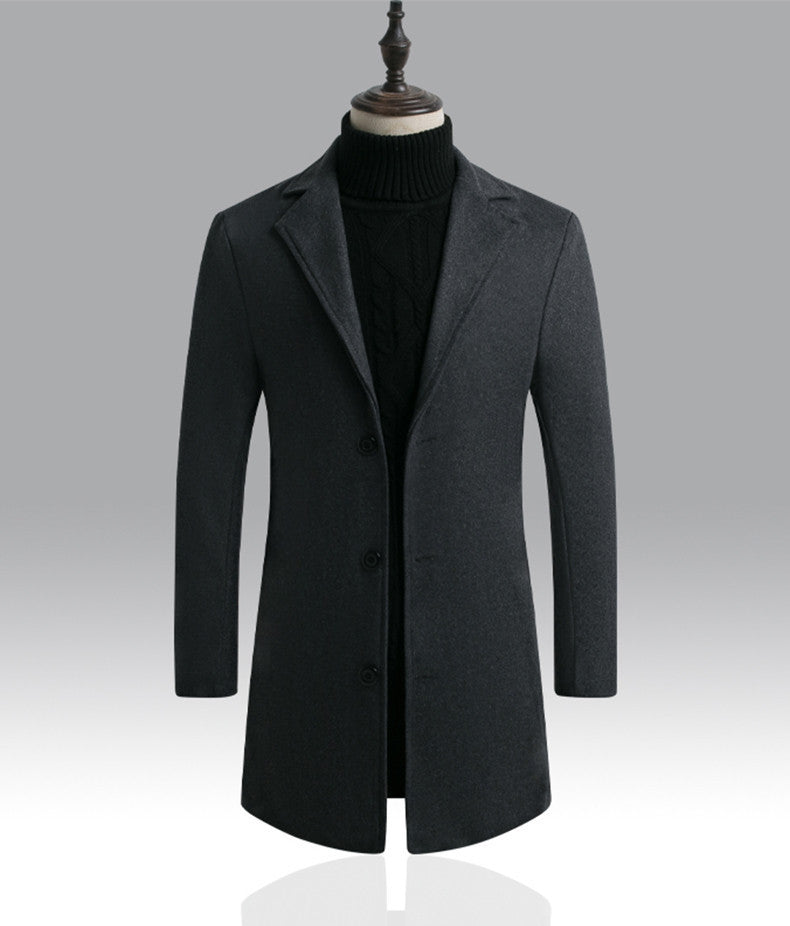 Danielle | Trendy Refined Collar Single-Breasted Coat