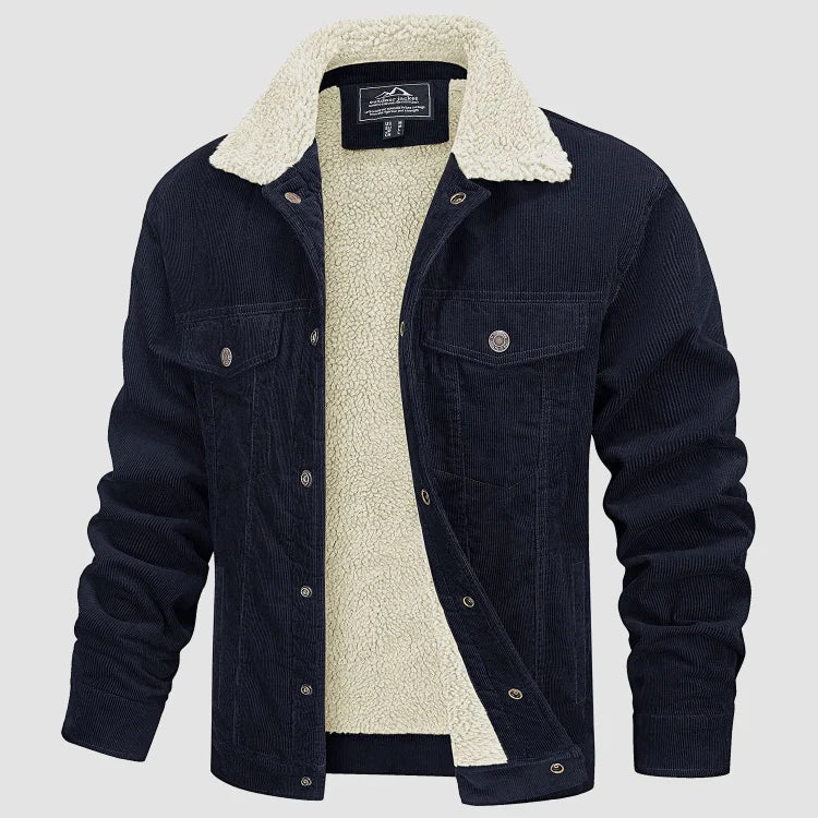 Kelvin | Stylish and Cozy Warm Corduroy Jacket