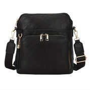 Elevate Your Style with the Natalie Anti-Theft Chic Crossbody Bag Featuring Trendy Tassel Accents