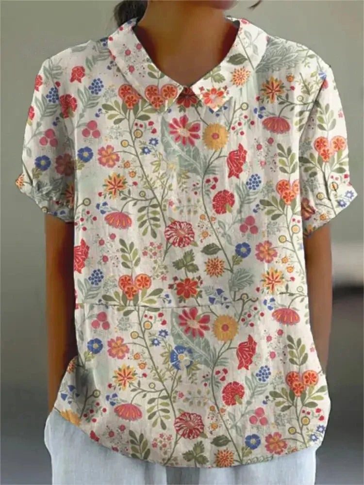 Fae | Floral Shirt with flowers