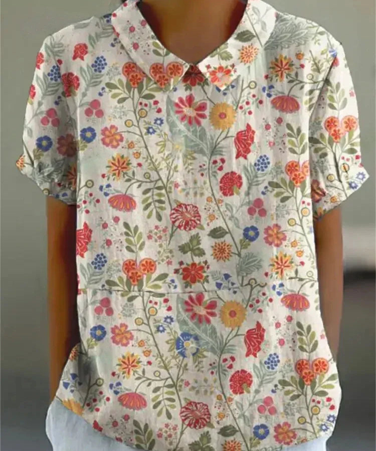 Fae | Floral Shirt with flowers