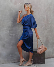 Elevate Your Style: Elegant Silk Cocktail Sundress for Spring - Lizabella Fashion