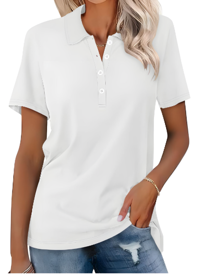 Rhea | Timeless Elegance Classic Polo Shirt