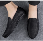 ENZO | Pu Leather Italian Loafers Men - Lizabella Fashion