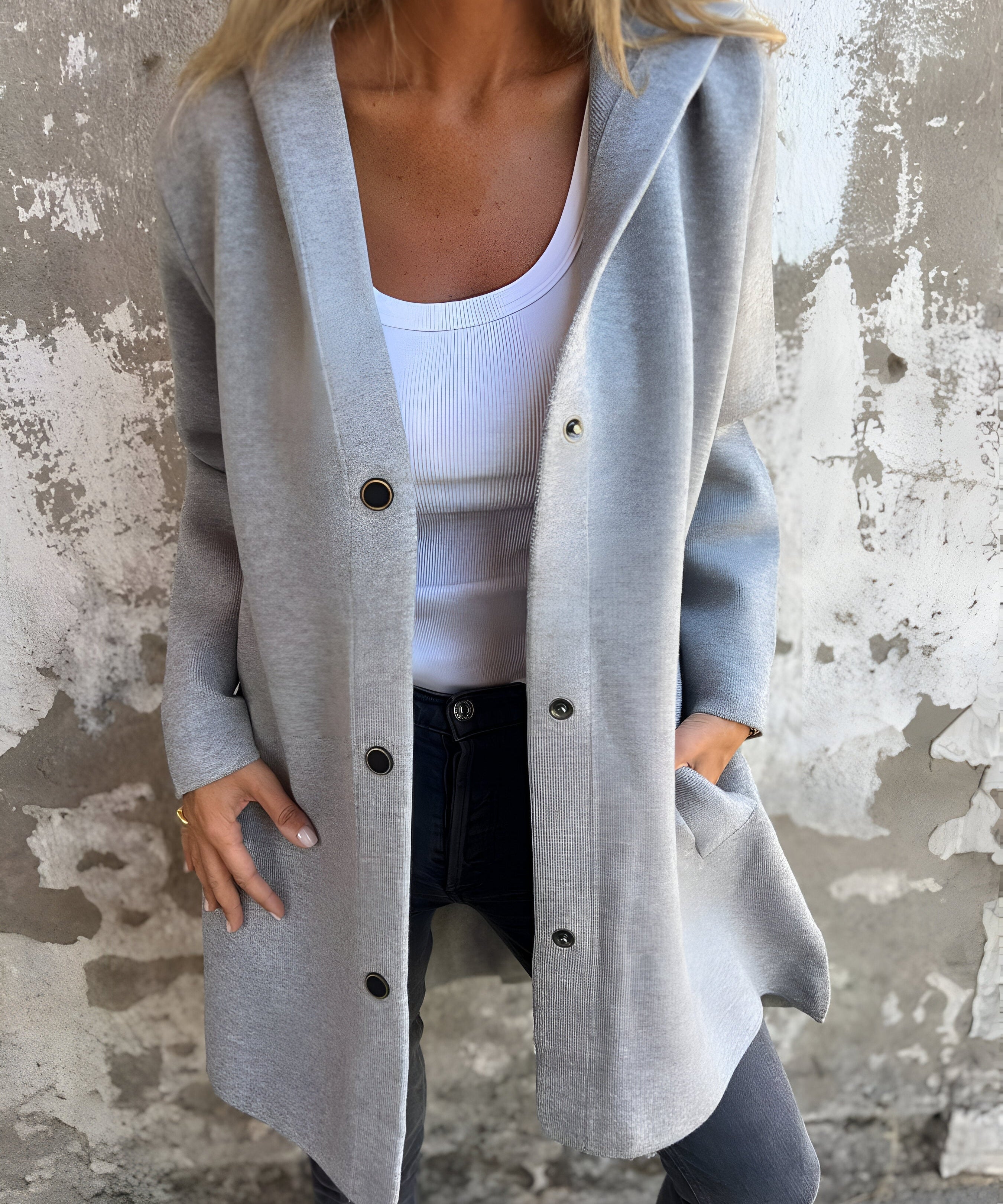 Ellie | Comfortable & Versatile Casual Hoodie Coat