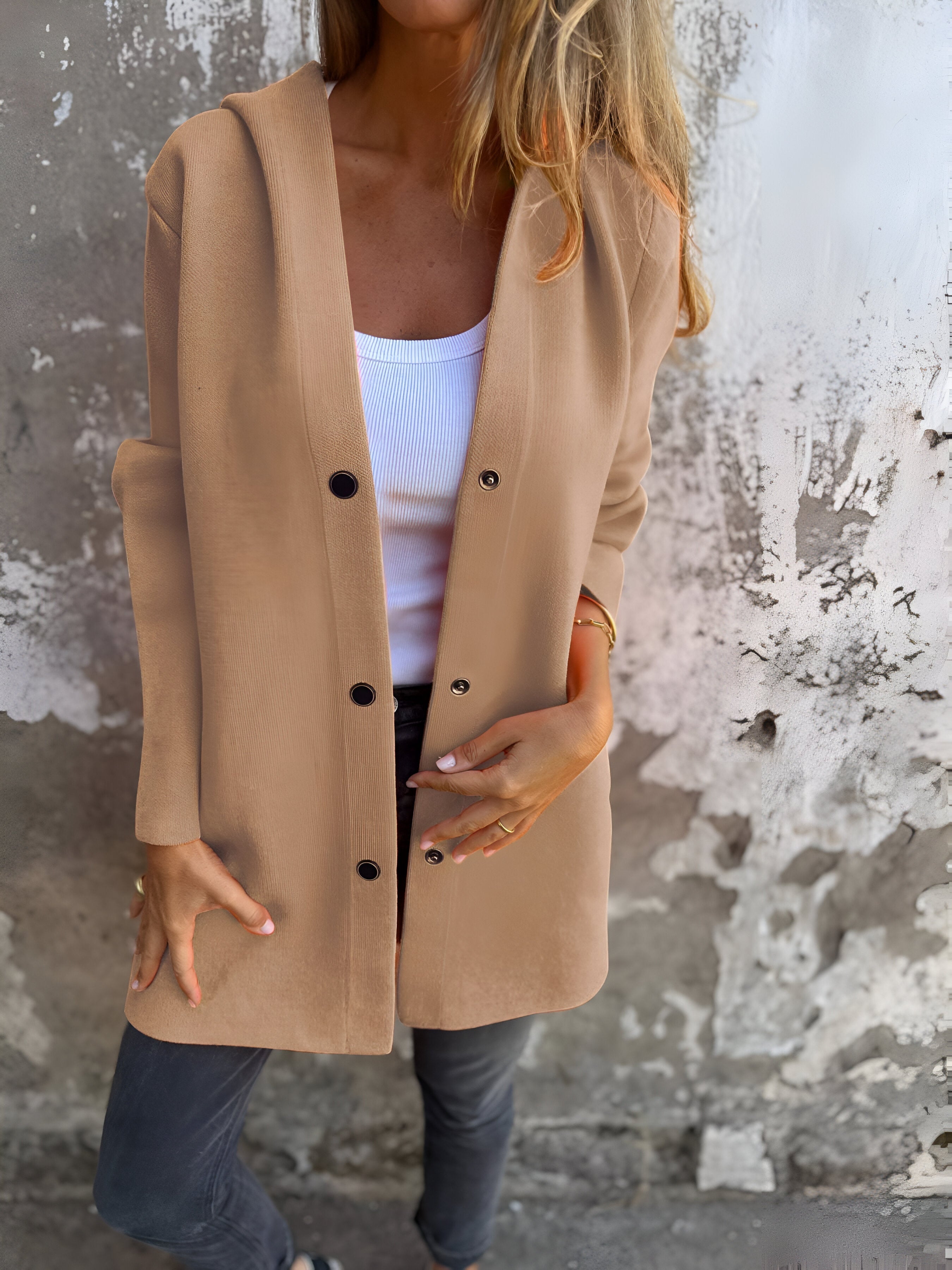 Ellie | Comfortable & Versatile Casual Hoodie Coat