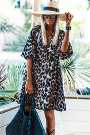 MILA | Chic Leopard Print Summer Dress for Effortless Style - Lizabella Fashion