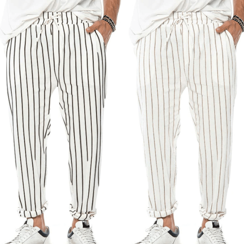 Travis | Casual and Comfortable Men's Striped Pants