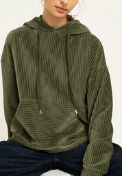 Ezra | Comfy and Stylish Corduroy Hoodie